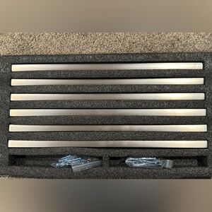 6 Pack 13.6 Inch Length|12.6 Inch(320mm) Hole Center Brushed Satin Nickel Handle